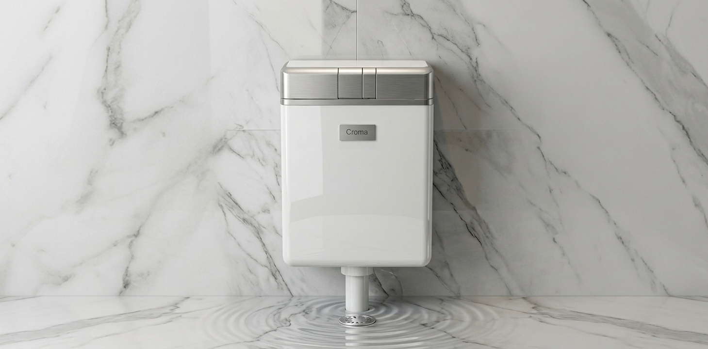Bathroom cistern installation modern Indian washroom
