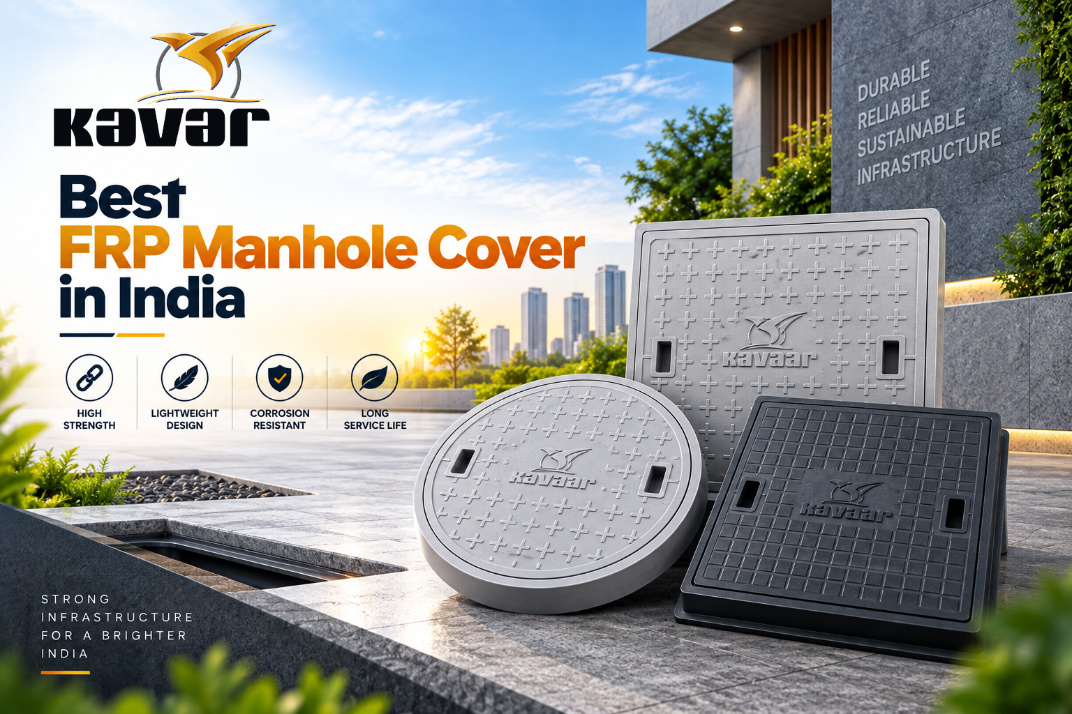 Best FRP Manhole Cover in India - KavarIndia Fiber Composite Solutions
