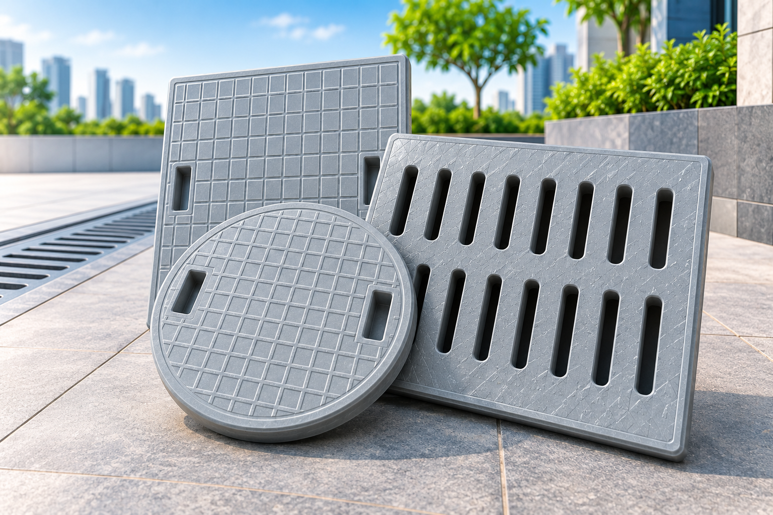 FRP Drain Cover Applications by KavarIndia