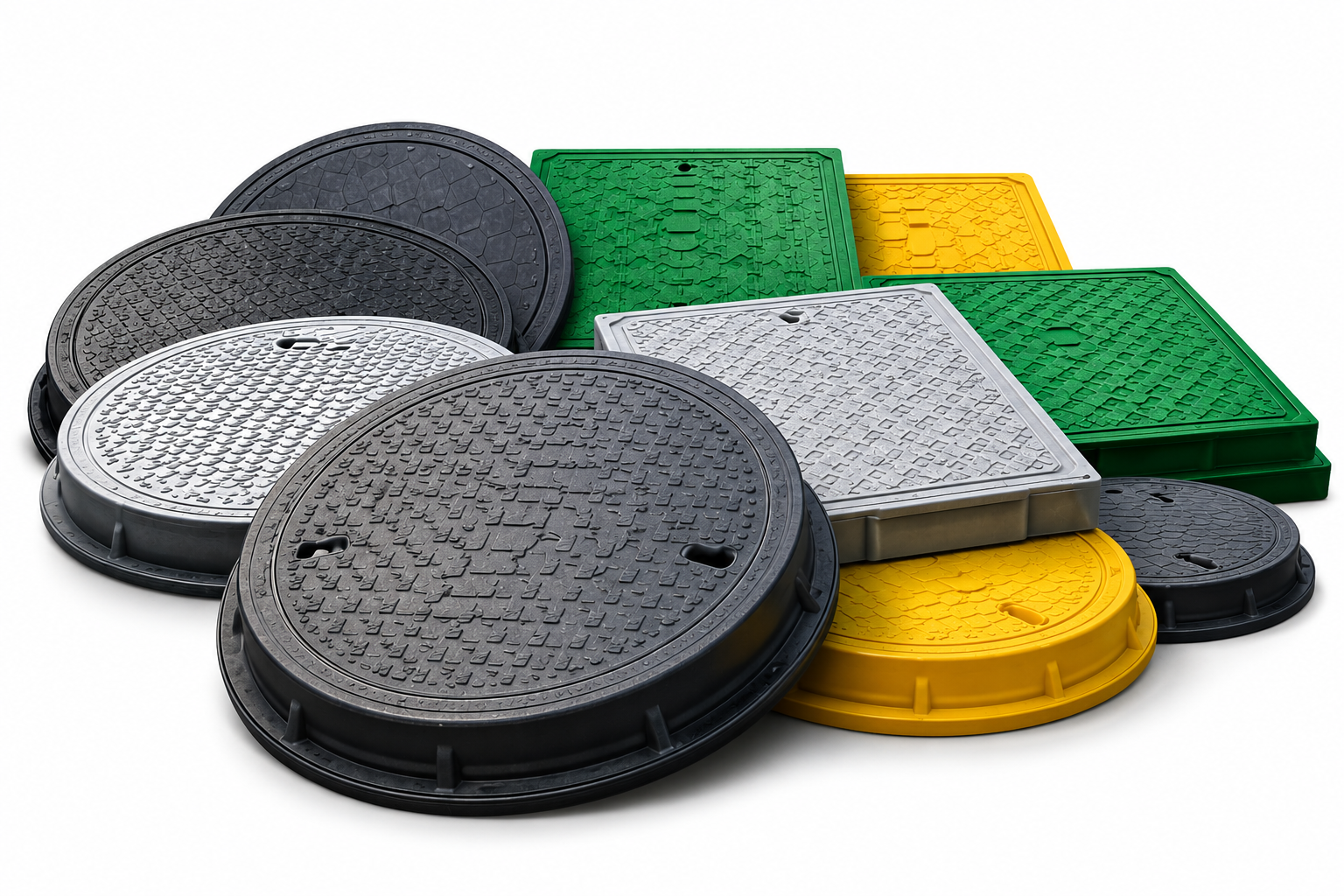FRP manhole cover installation in drainage system India