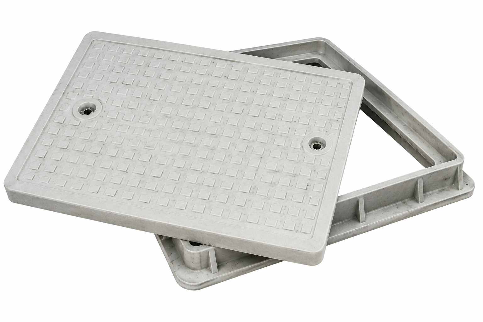 Rectangular FRP manhole cover installation India infrastructure drainage system